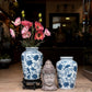 Blue And White Porcelain Bird Vase