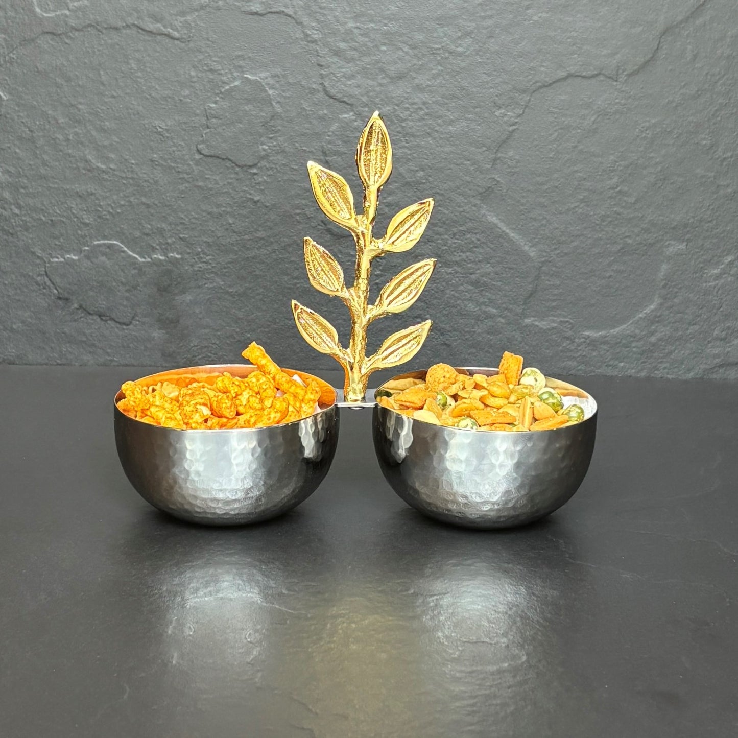 Twin Leaf Serving Bowls