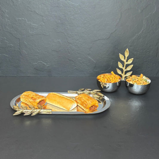 Leaf Oval Serving Platter