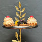 Leaf Two-Tier Serving Stand.