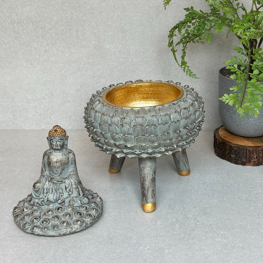 Lotus Flower Buddha Box