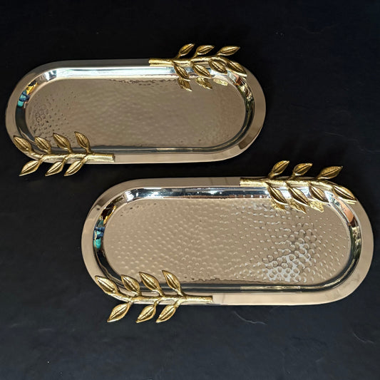 Leaf Oval Serving Platter
