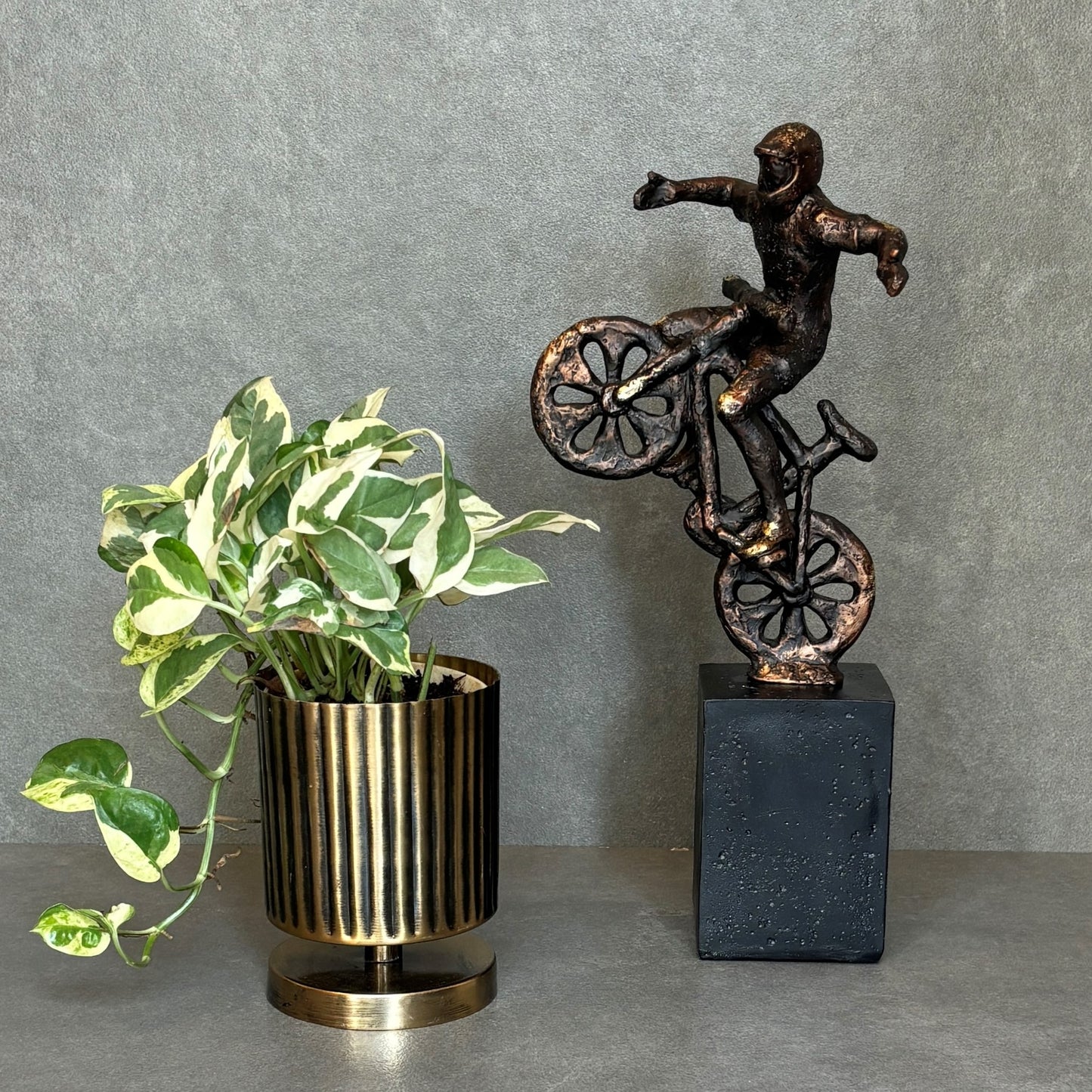 Bicycle Man Sculpture