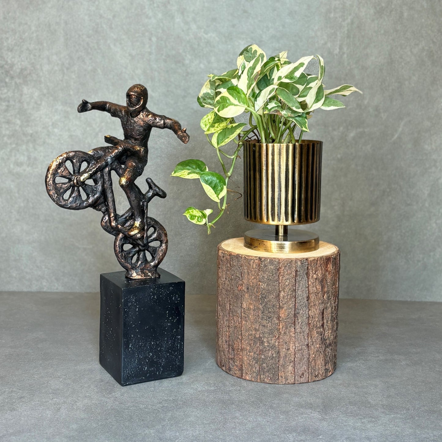 Bicycle Man Sculpture