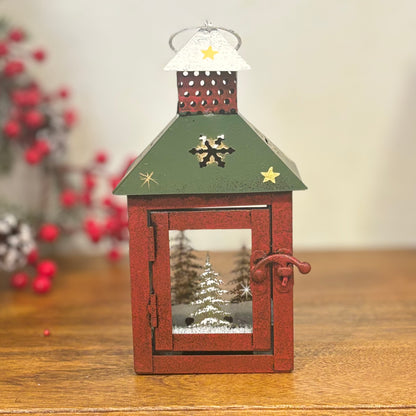 Christmas Decoration- Hanging Metal Lantern