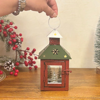 Christmas Decoration- Hanging Metal Lantern