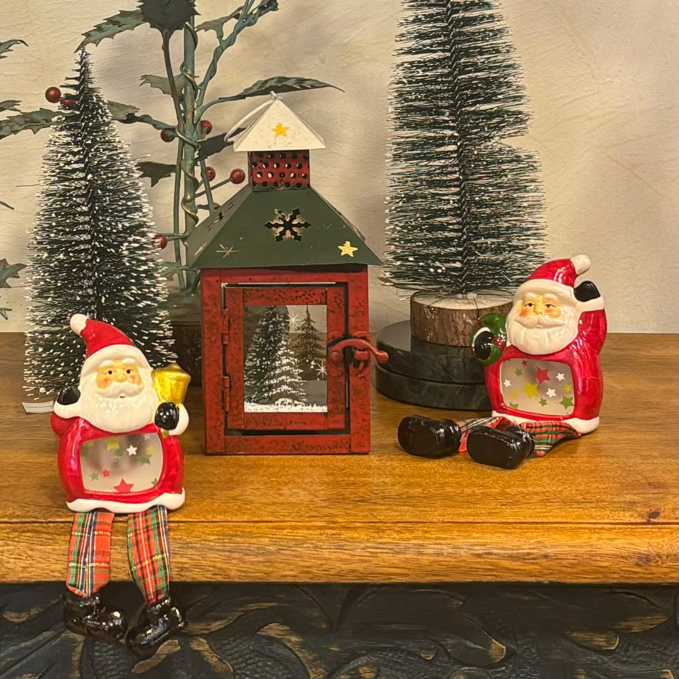 Christmas Decoration Santa Pair