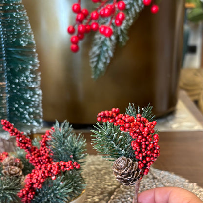 Christmas Decoration- Berry Picks