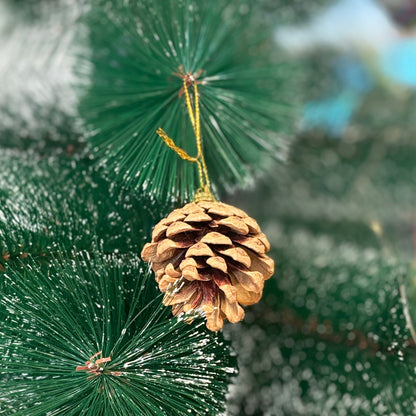 Christmas Ornaments -Pine Cone Hanging Pack of 6