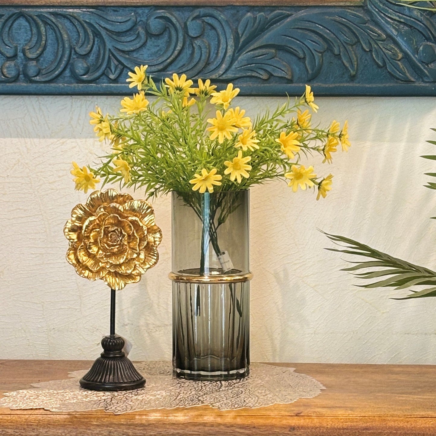 Smoke Glass Vase