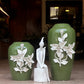 Green Ceramic Flower Vase