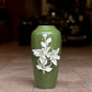 Green Ceramic Flower Vase