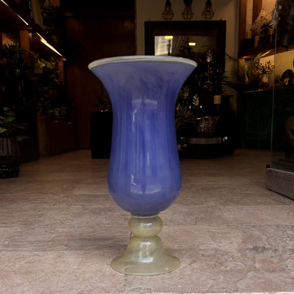 Purple Decorative Glass Vase