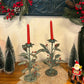 Red Berry Candle Stand