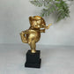 Cute Gold Elephant Figurines - Set of 2