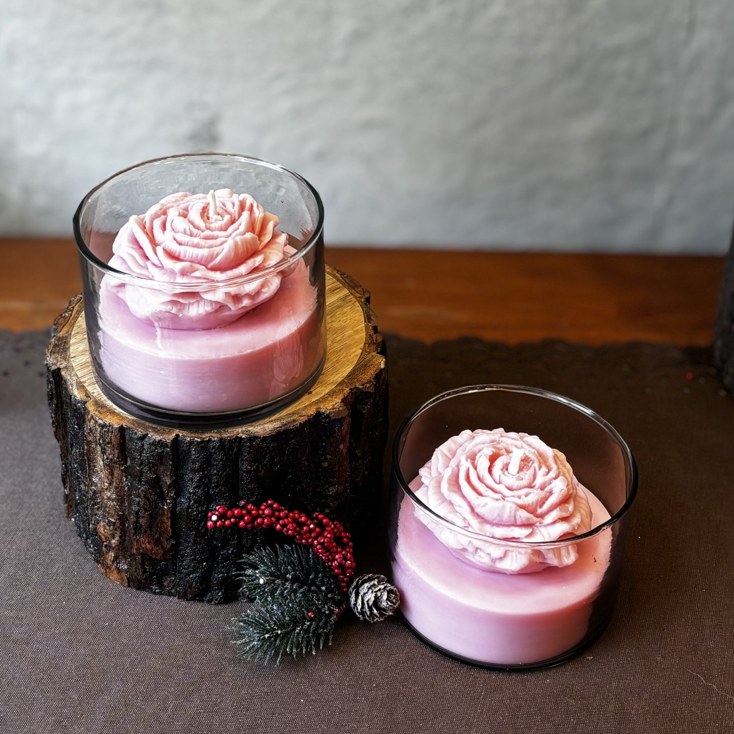 Tea Rose Soy Candle Jar