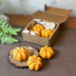 Orange Mini Pumpkin Soy Candle - Set Of 3