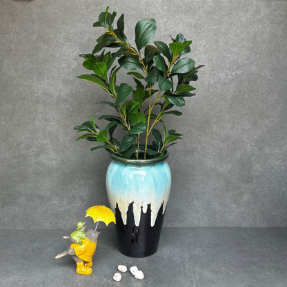 Artificial Peperomia Potted Plant