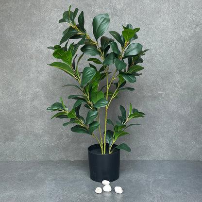 Artificial Peperomia Potted Plant