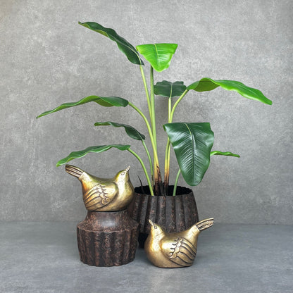 Artificial Banana Leaf Potted Plant