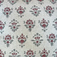 Floral Motif Linen Cushion Cover 16 x 16