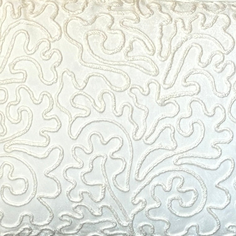Modern White Velvet Cushion Cover 12 x 18
