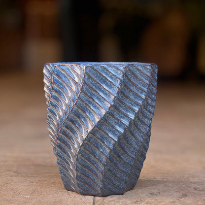 Rustic Swirl Ceramic Planter/Vase