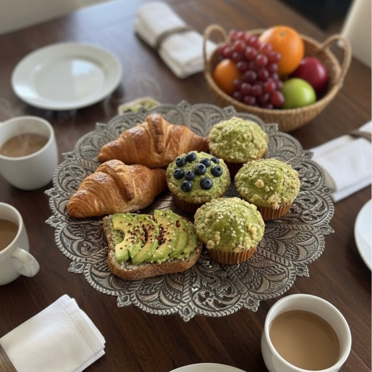 Antique Silver Platter