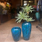 Deep Blue Handblown Glass Vase