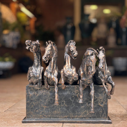 Galloping Horses Sculpture