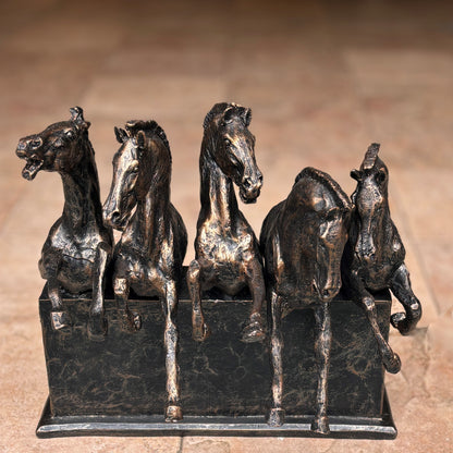 Galloping Horses Sculpture