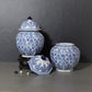 Blue And White Porcelain Decorative Jar