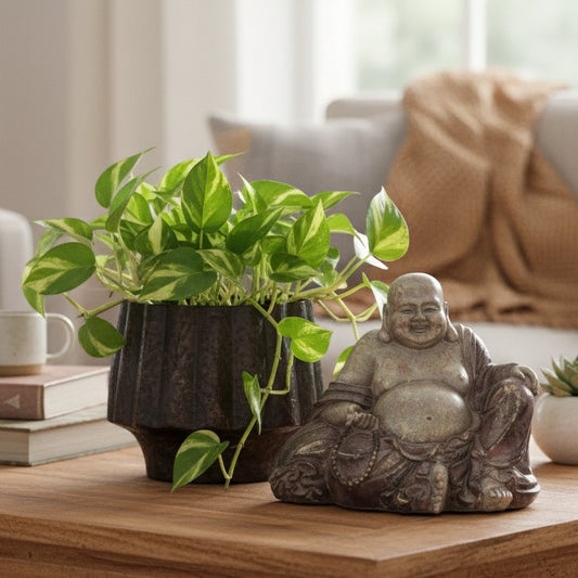 Laughing Buddha Sculpture