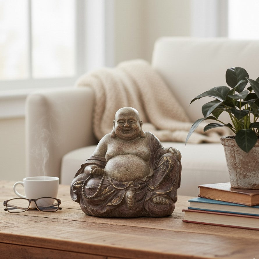 Laughing Buddha Sculpture