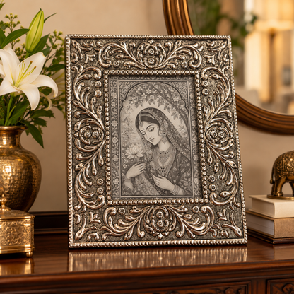 Silver Filigree Frame