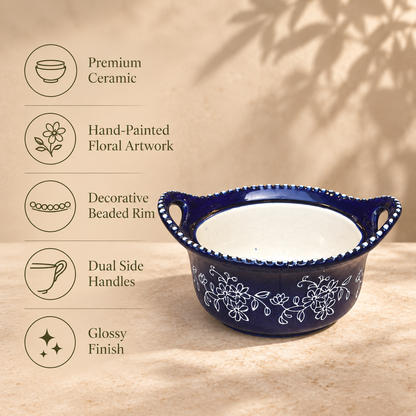 Handpainted Ceramic Decorative Bowl