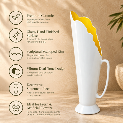 Open Silhouette Ceramic Vase