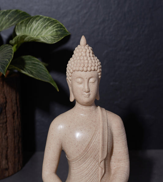 Serene Meditating Buddha Sculpture