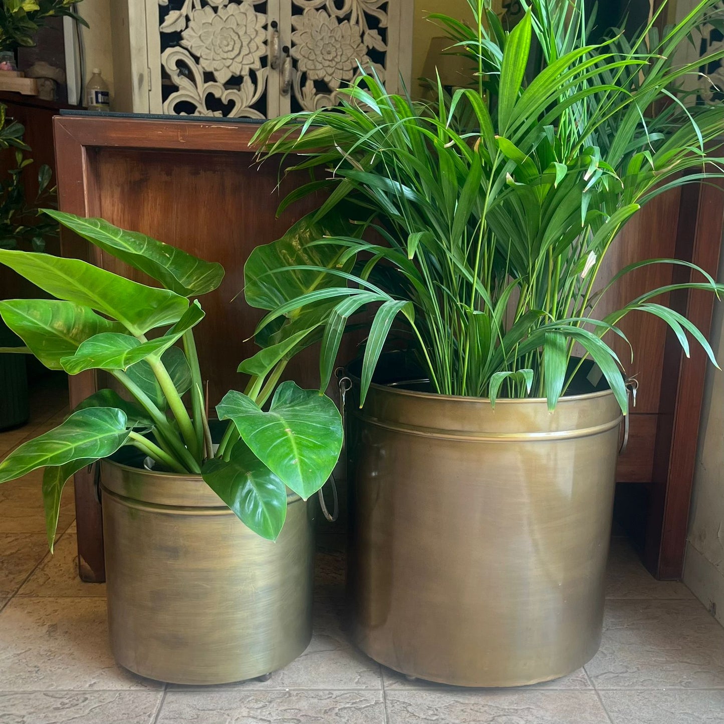 Big Brass Planter