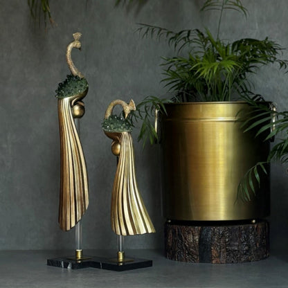 Vintage Brass Planter