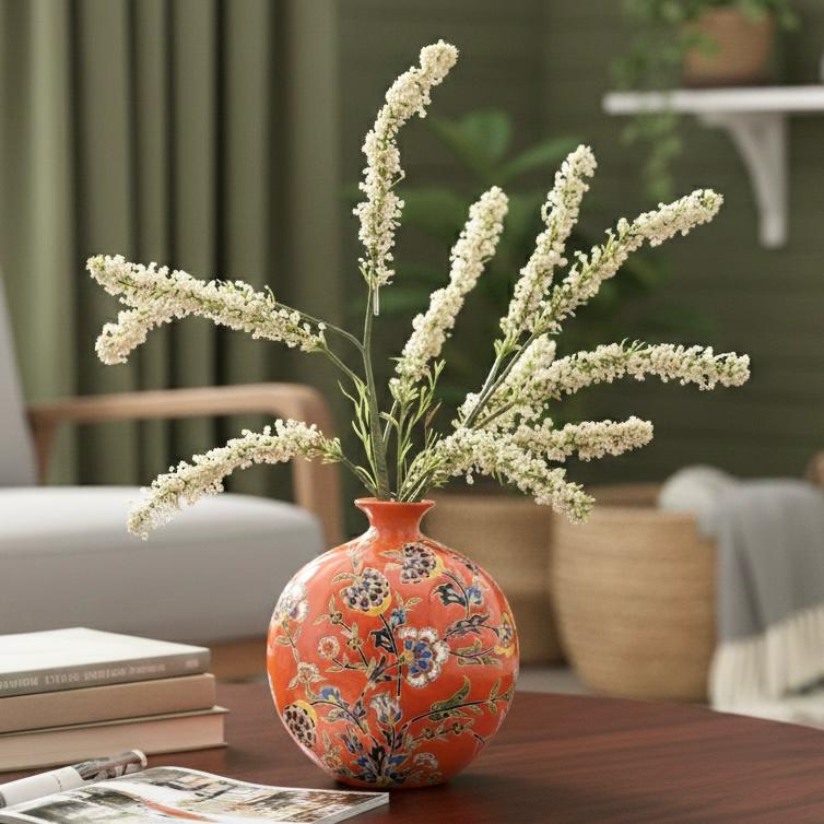Artificial Amaranthus Stem - White