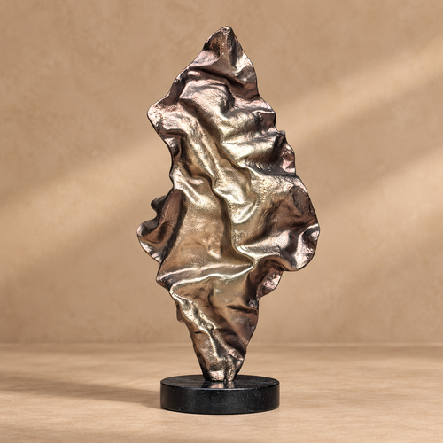 Rumpled Metal Sculpture