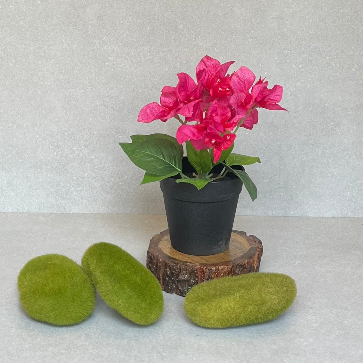 Artificial Bougainvillea Pot – alternate angle | INARA