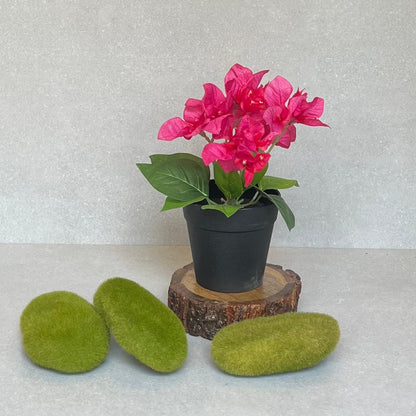 Artificial Bougainvillea Pot – alternate angle | INARA