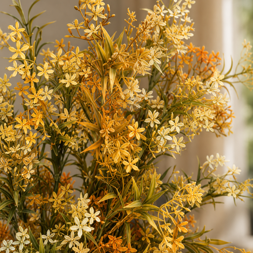 Artificial Flower Asparagus Stem Orange