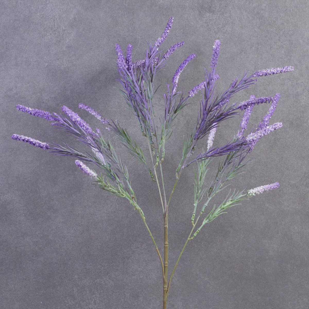 Artificial Wild Rush Stem Lavender - Set of 2 – texture and finish detail | INARA