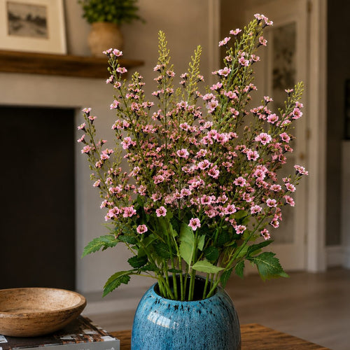 Artificial Flower Wax Stem Pink