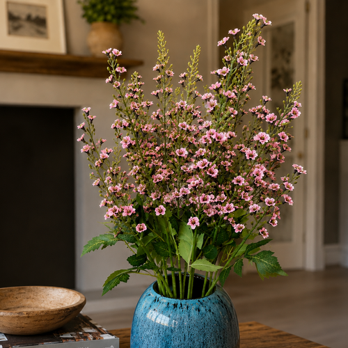 Artificial Flower Wax Stem Pink