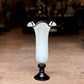 Classic Black & White Glass Vase