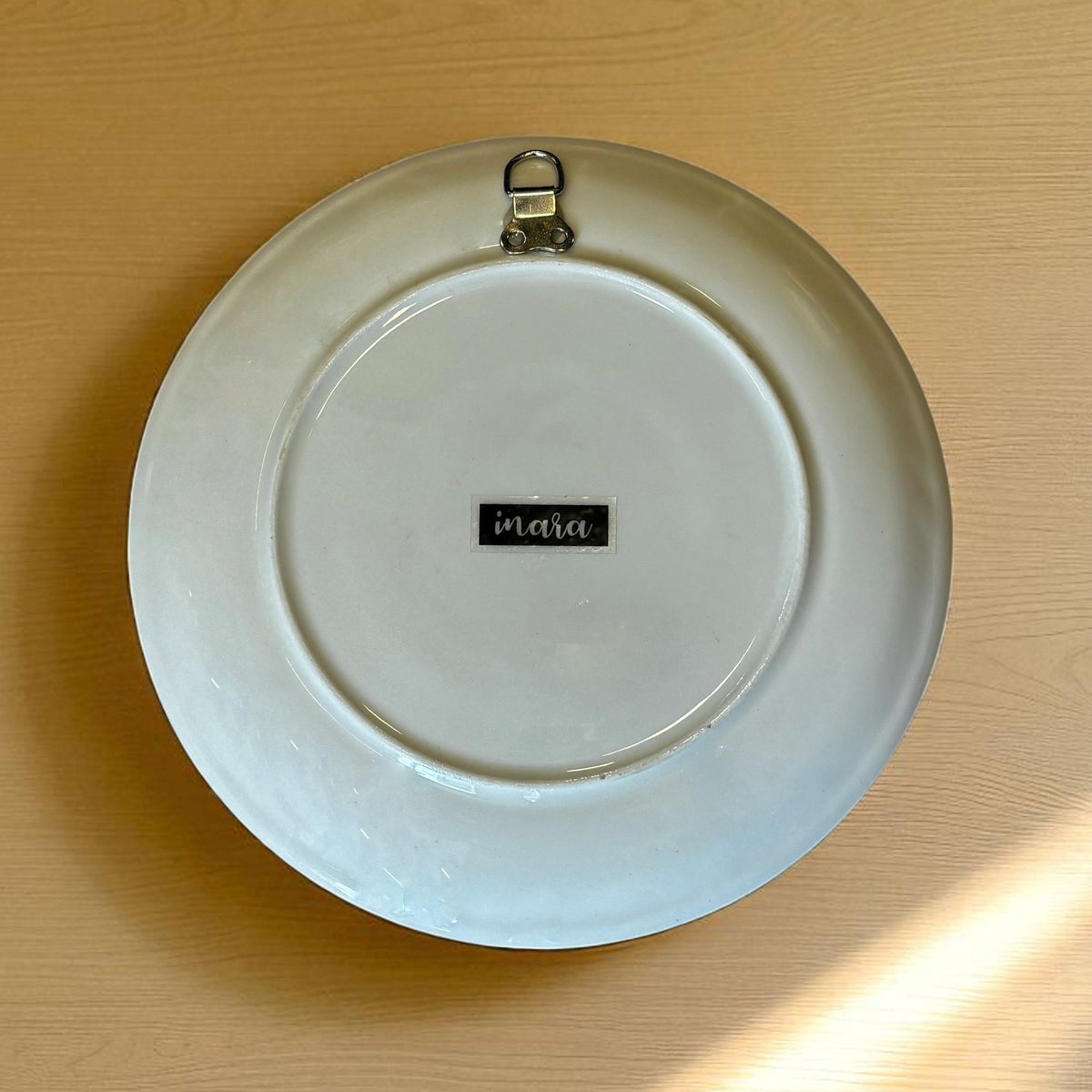 Bird Ceramic Wall Plate – alternate angle | INARA